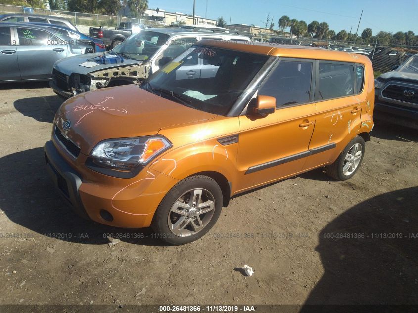 2011 Kia Soul + VIN: KNDJT2A24B7254408 Lot: 26481366