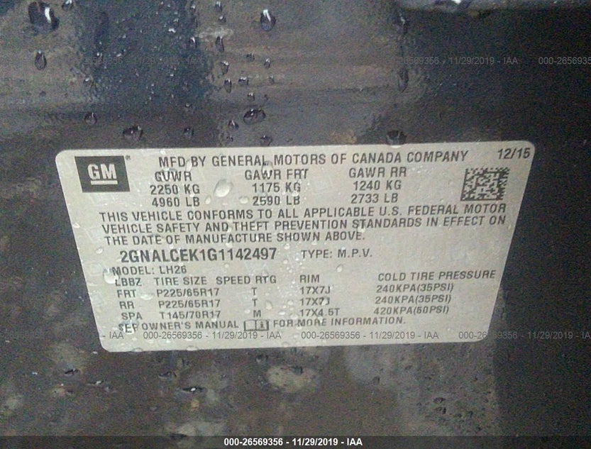 2GNALCEK1G1142497