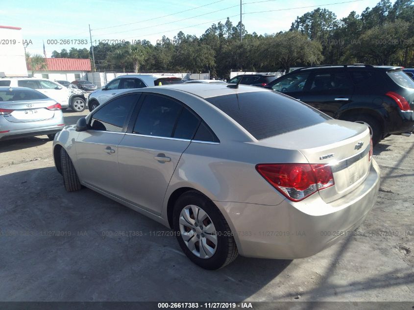 2012 Chevrolet Cruze Ls VIN: 1G1PD5SH6C7215549 Lot: 26617383