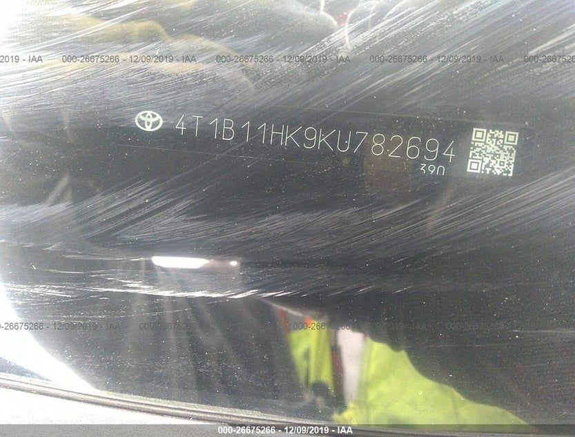 4T1B11HK9KU782694