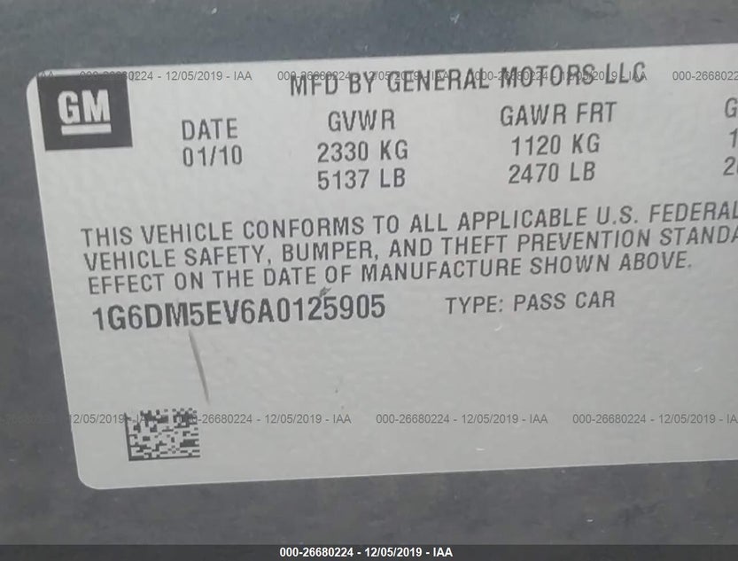1G6DM5EV6A0125905