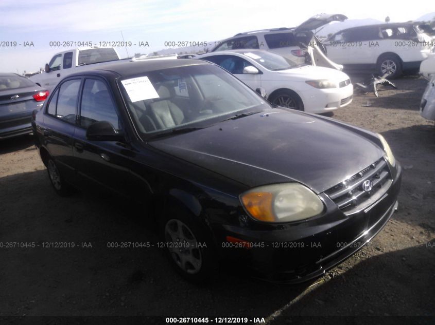 2005 Hyundai Accent Gls VIN: KMHCG45C75U632587 Lot: 26710445