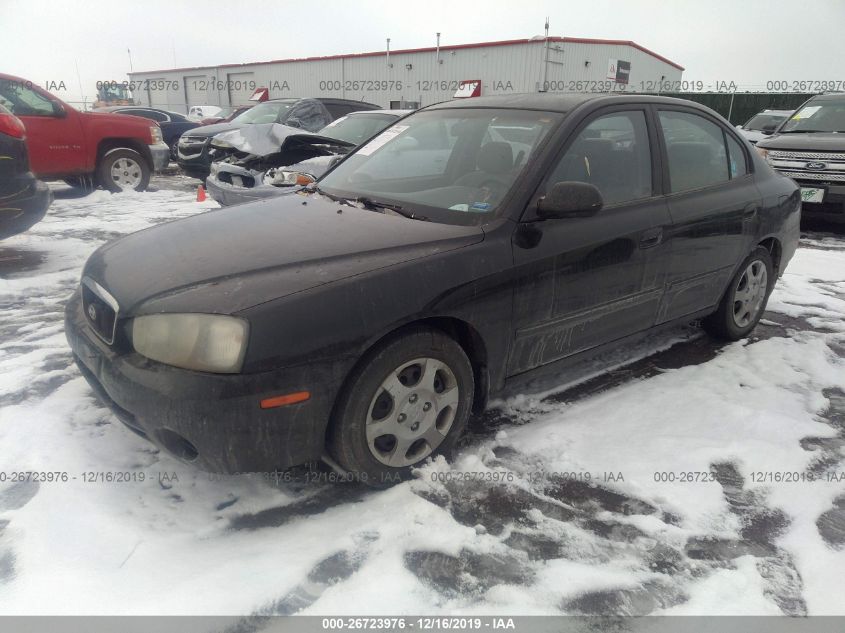 2002 Hyundai Elantra Gls VIN: KMHDN45D42U342824 Lot: 26723976