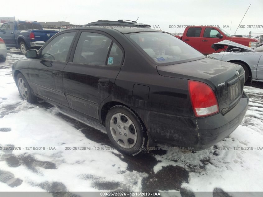 2002 Hyundai Elantra Gls VIN: KMHDN45D42U342824 Lot: 26723976