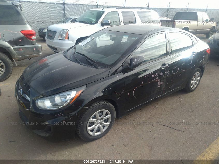 2012 Hyundai Accent Gls VIN: KMHCT4AE0CU131248 Lot: 26727523