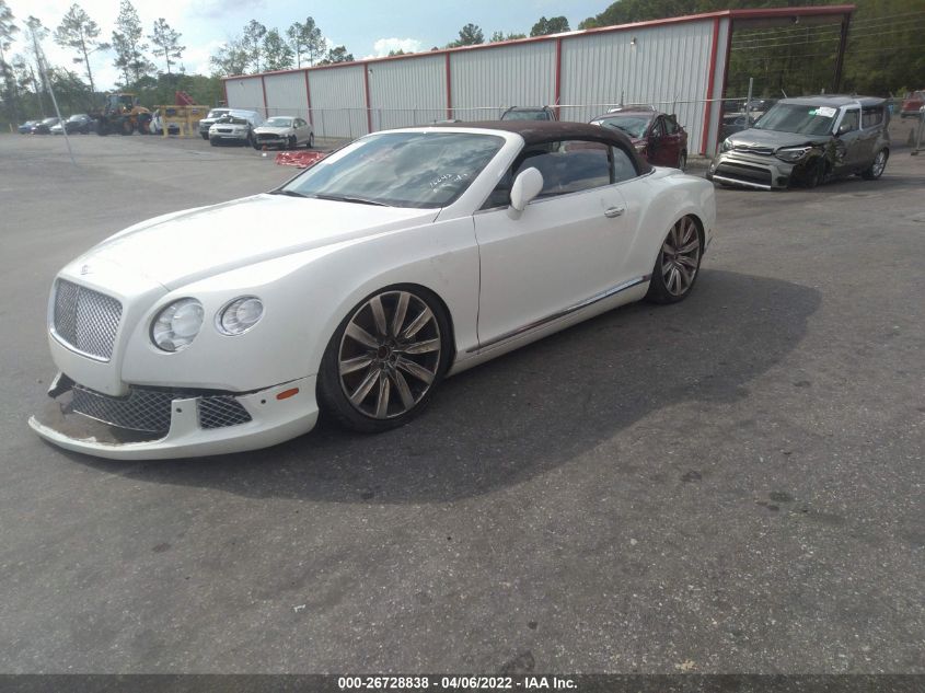 2013 Bentley Continental Gt V8 VIN: SCBGT3ZA0DC084265 Lot: 26728838