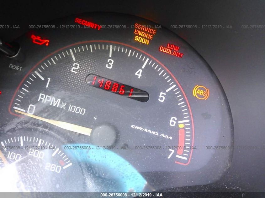 2002 Pontiac Grand Am Se1 VIN: 1G2NF52FX2C117576 Lot: 26756008