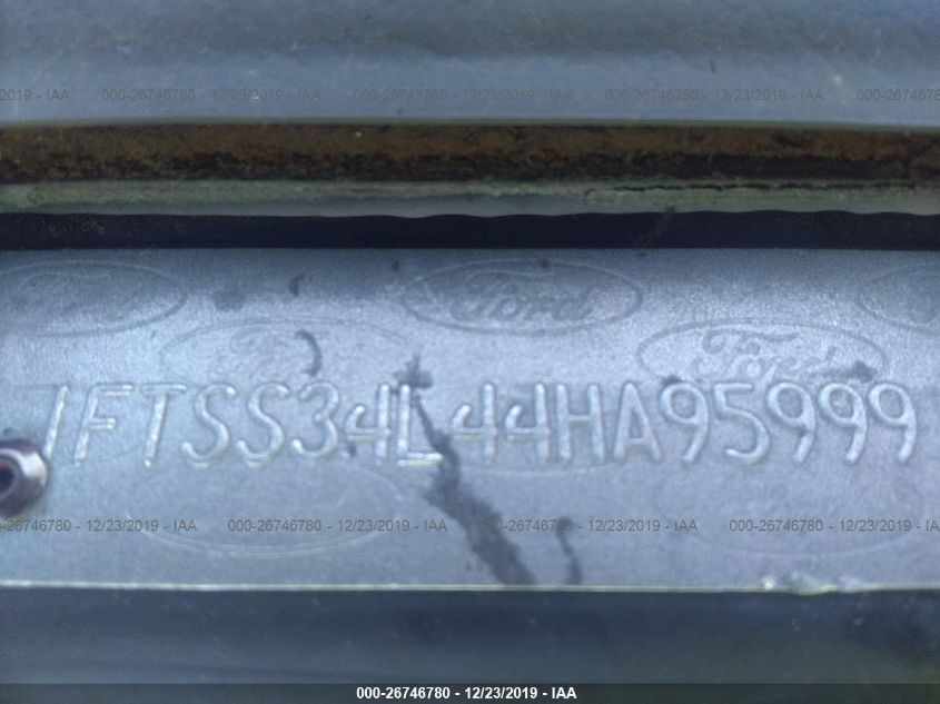 2004 Ford E-350 Super Duty Recreational/Commercial VIN: 1FTSS34L44HA95999 Lot: 26746780