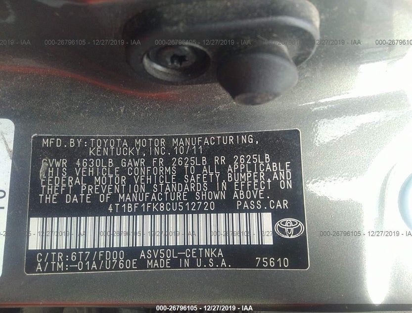 4T1BF1FK8CU512720