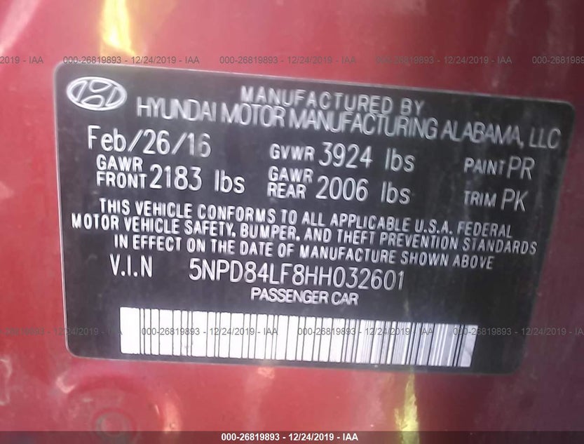5NPD84LF8HH032601