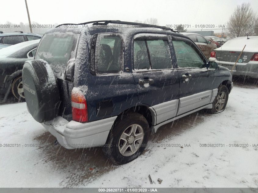 2002 Chevrolet Tracker Hard Top Lt VIN: 2CNBJ634826954251 Lot: 26820731