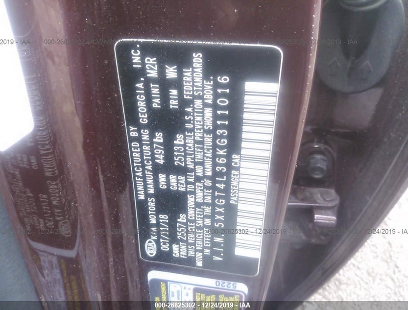 5XXGT4L36KG311016
