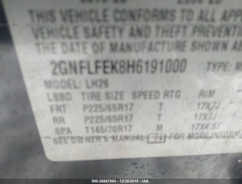 2GNFLFEK8H6191000