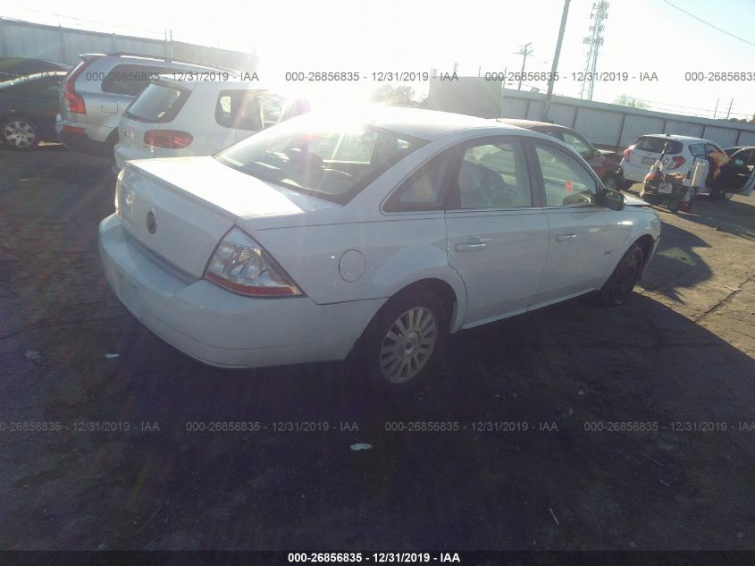 2008 Mercury Sable VIN: 1MEHM40W48G622394 Lot: 26856835