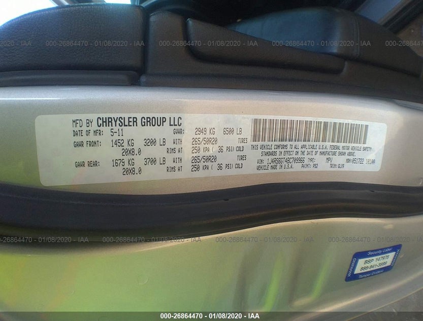 1J4RS6GT4BC709966