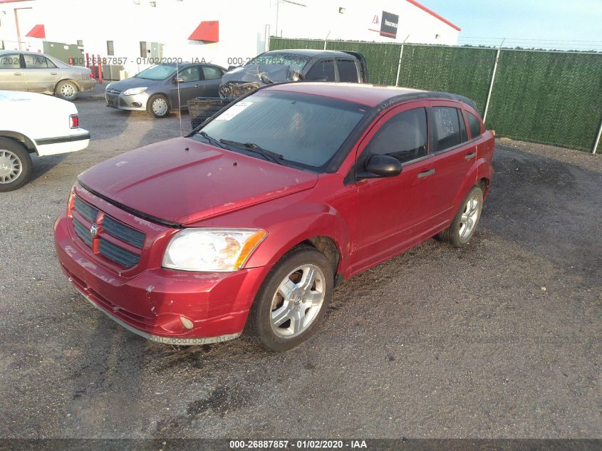 2007 Dodge Caliber Sxt VIN: 1B3HB48B57D127664 Lot: 26887857