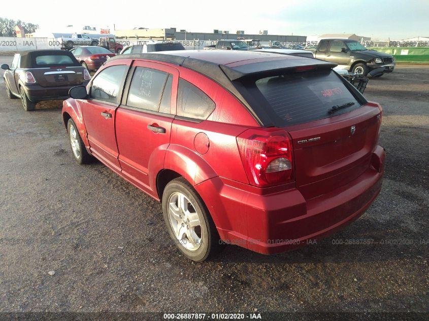 2007 Dodge Caliber Sxt VIN: 1B3HB48B57D127664 Lot: 26887857