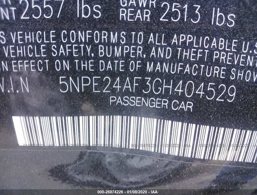 5NPE24AF3GH404529