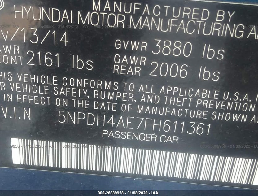 5NPDH4AE7FH611361
