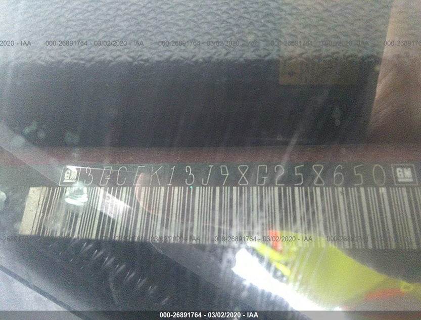 3GCEK13J98G258650