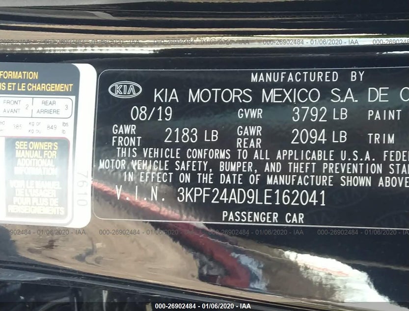3KPF24AD9LE162041