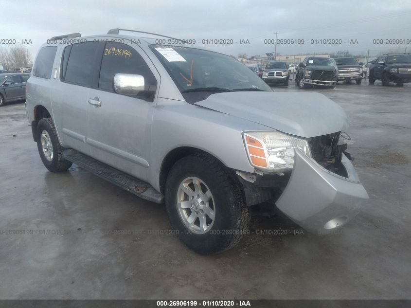 2004 nissan pathfinder armada se off road for auction iaa iaa