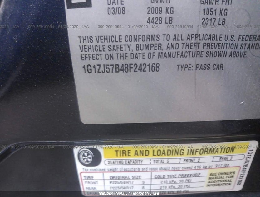 1G1ZJ57B48F242168