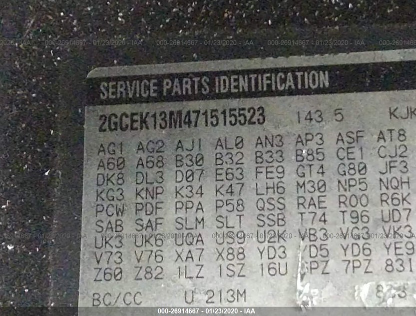 2GCEK13M471515523