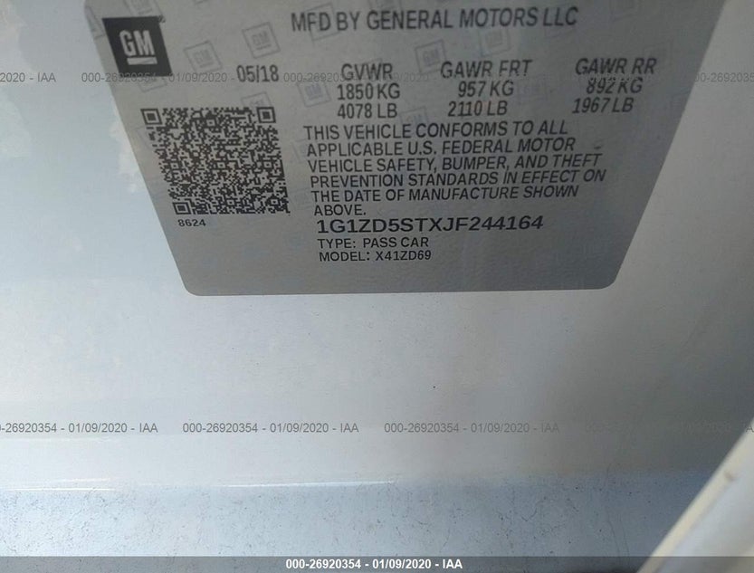 1G1ZD5STXJF244164