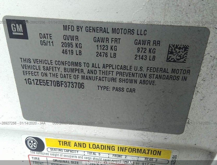 1G1ZE5E70BF373706