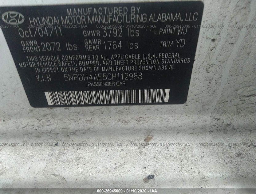 5NPDH4AESCH112988