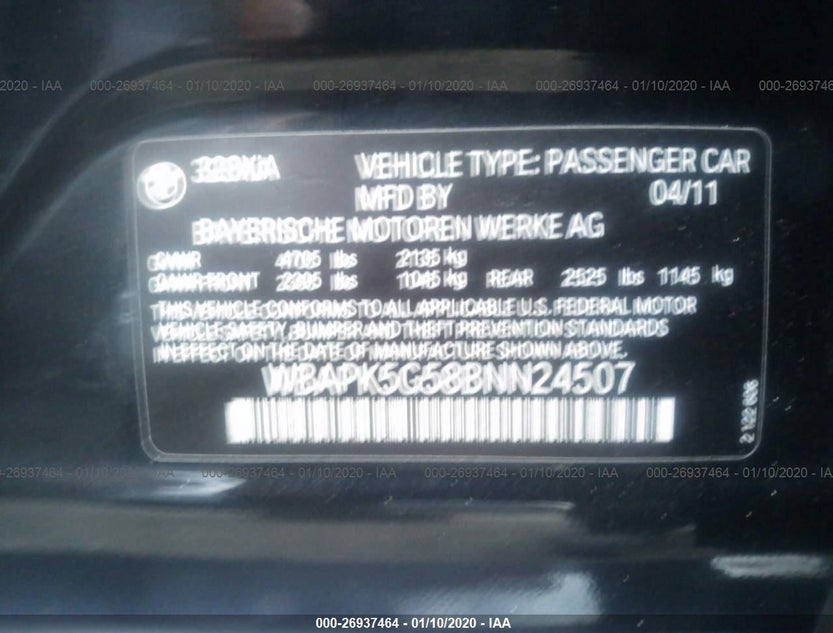 WBAPK5G58BNN24507