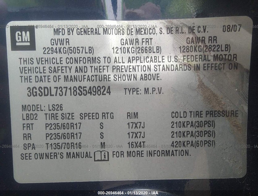 3GSDL73718S549824