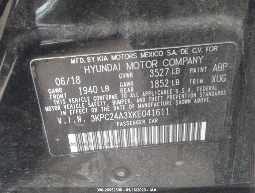 3KPC24A3XKE041611