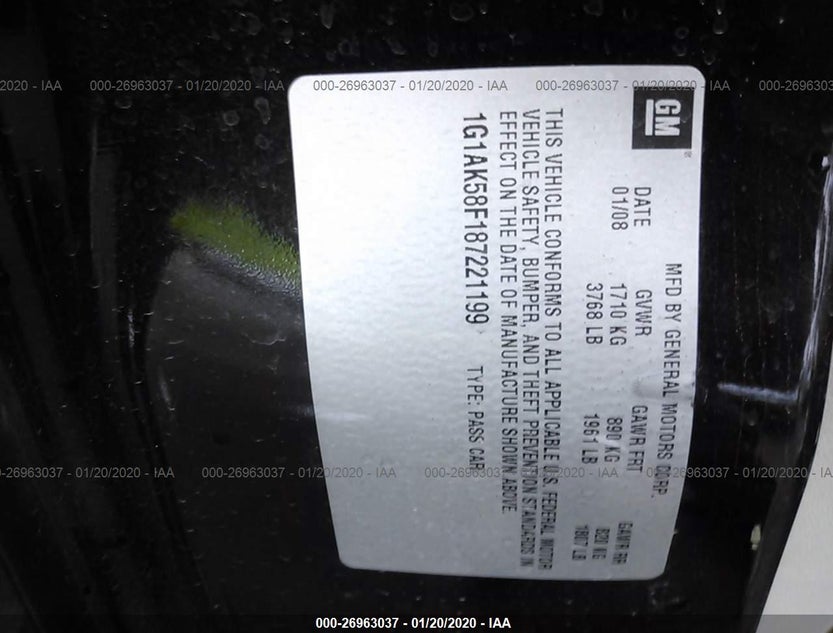 1G1AK58F187221199