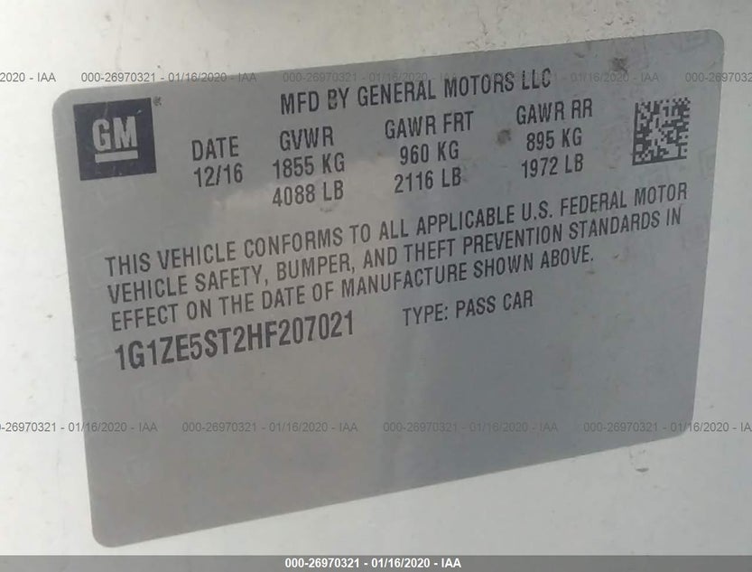 1G1ZE5ST2HF207021