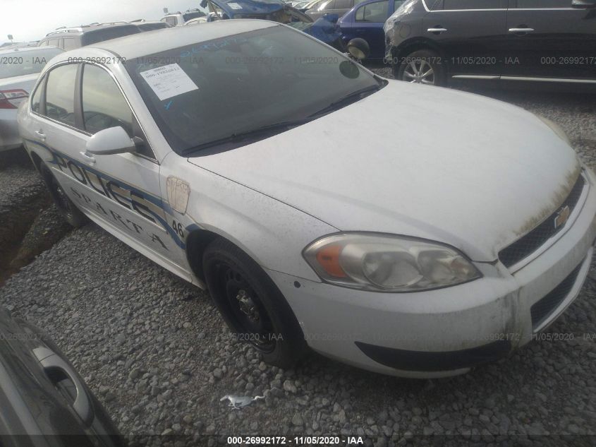 2013 Chevrolet Impala Police VIN: 2G1WD5E32D1257923 Lot: 26992172