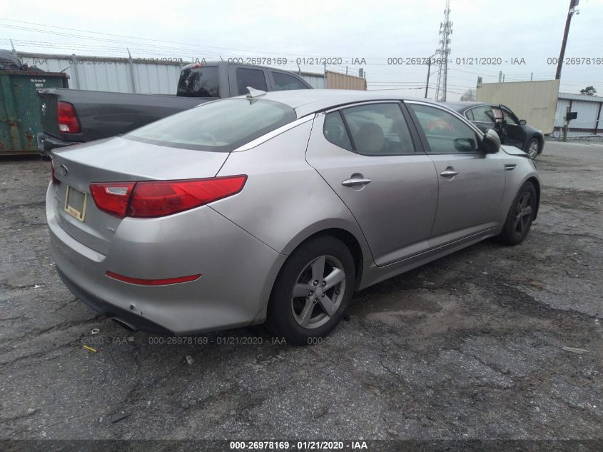 2015 Kia Optima Lx VIN: 5XXGM4A72FG450343 Lot: 26978169