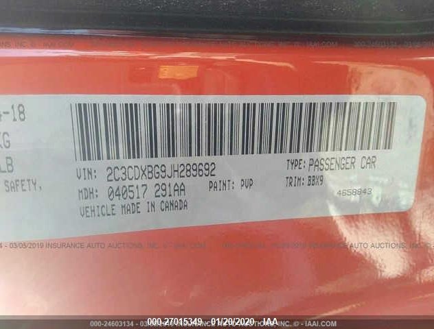 2C3CDXBG9JH289692