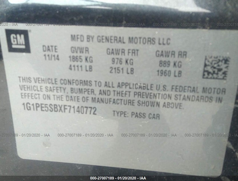 1G1PE5SBXF7140772