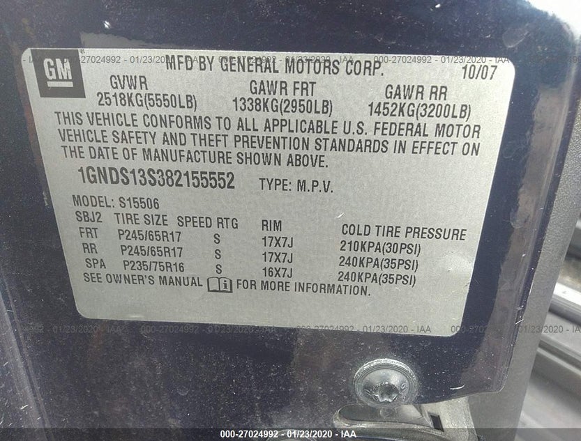 1GNDS13S382155552