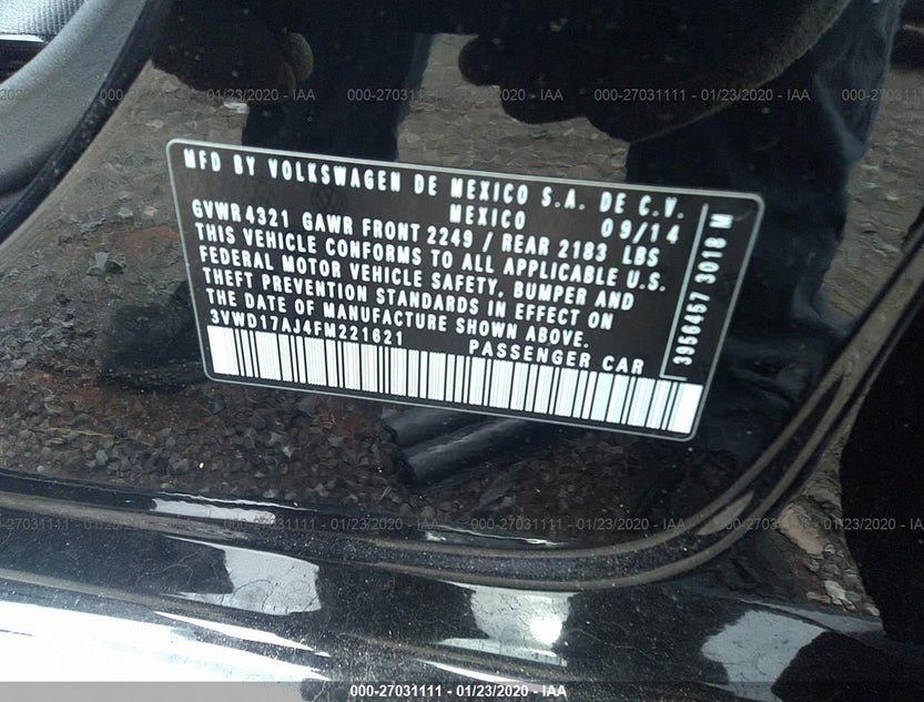 3VWD17AJ4FM221621