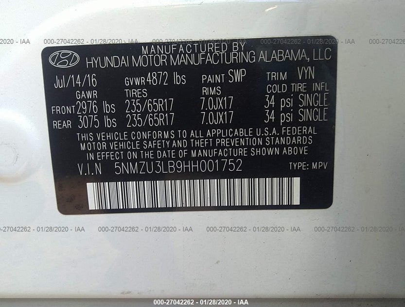 5NMZU3LB9HH001752