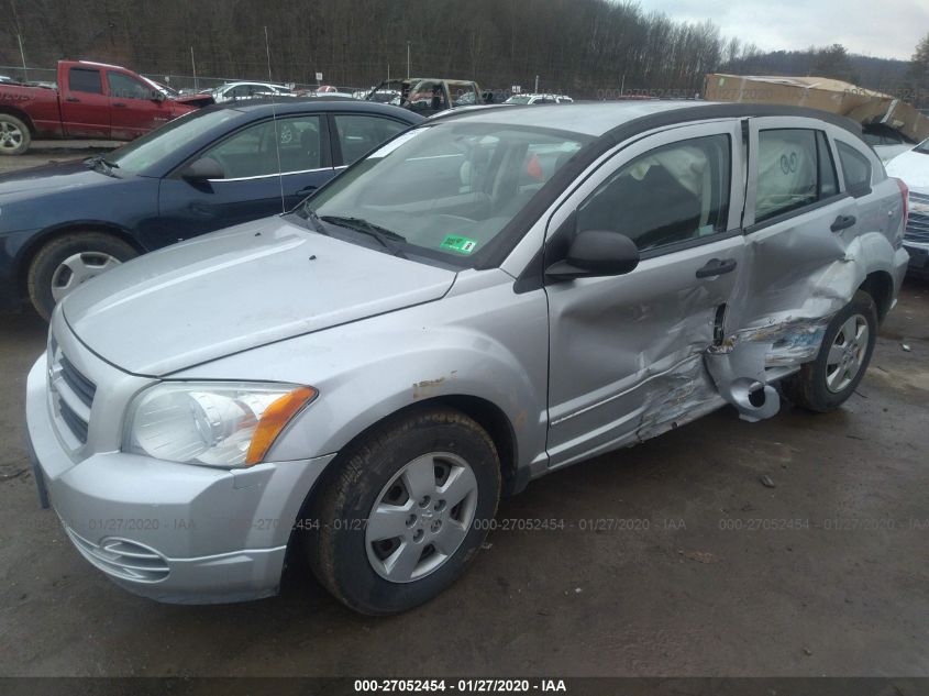 2007 Dodge Caliber VIN: 1B3HB28B67D523106 Lot: 27052454