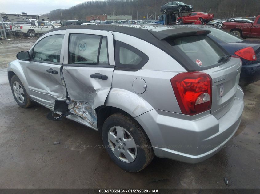 2007 Dodge Caliber VIN: 1B3HB28B67D523106 Lot: 27052454