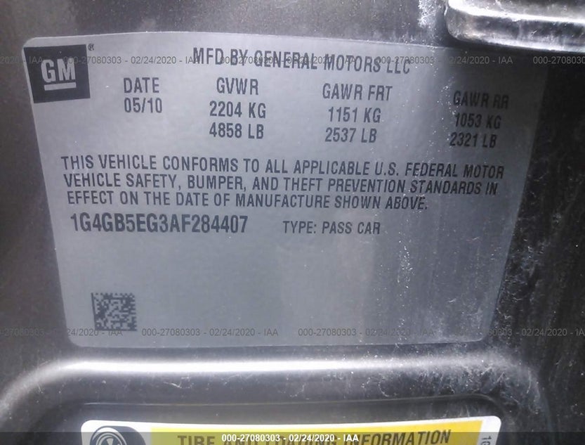 1G4GB5EG3AF284407