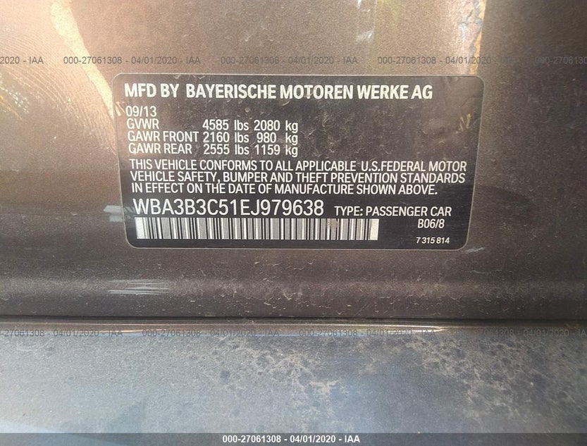 WBA3B3C51EJ979638