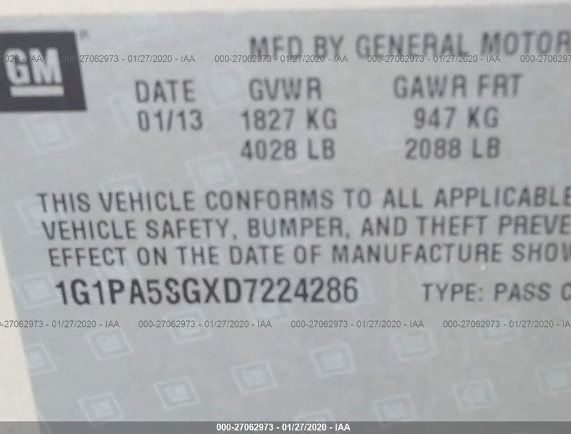 1G1PA5SGXD7224286