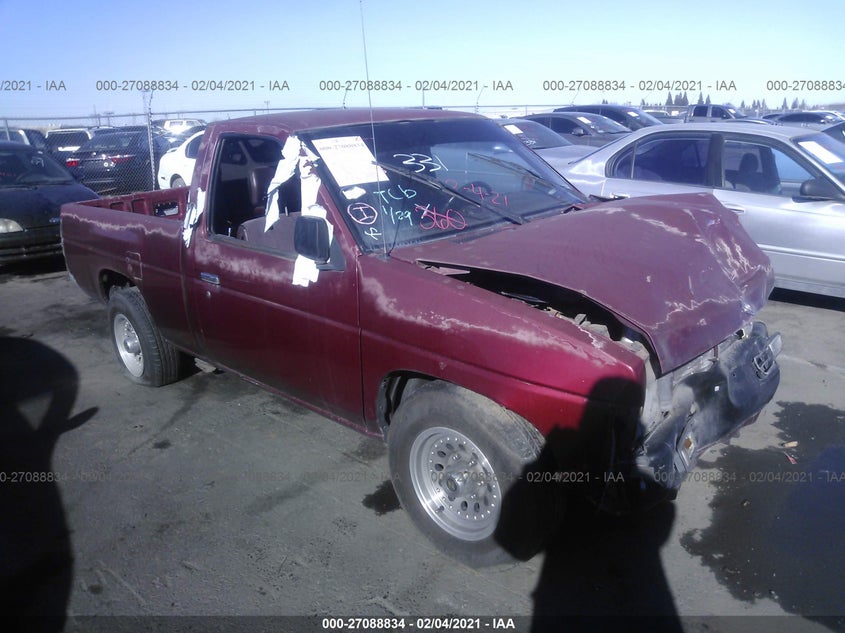 1993 Nissan Truck Short Wheelbase red pickup gasoline 1N6SD11S3PC310717 photo #1