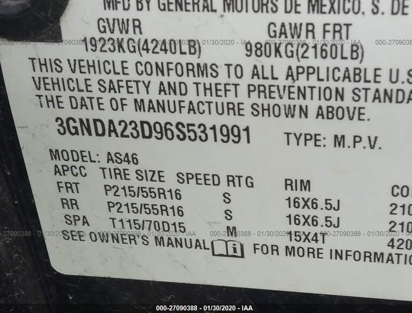 3GNDA23D96S531991